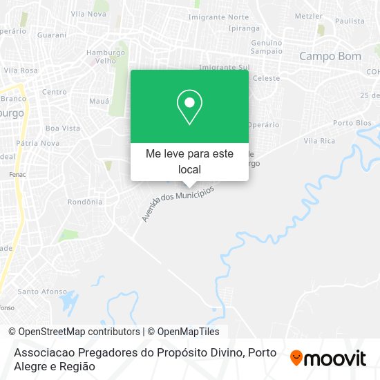 Associacao Pregadores do Propósito Divino mapa
