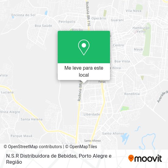 N.S.R Distribuidora de Bebidas mapa