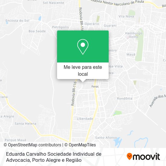 Eduarda Carvalho Sociedade Individual de Advocacia mapa