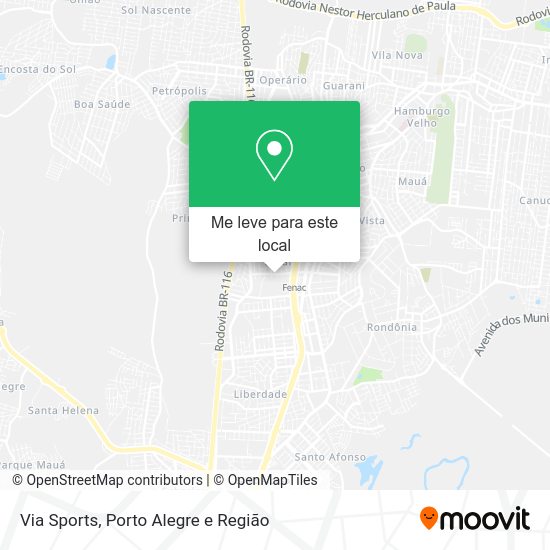 Via Sports mapa