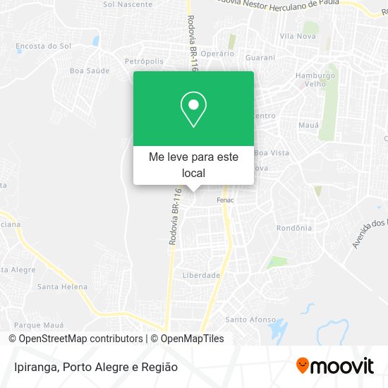 Ipiranga mapa