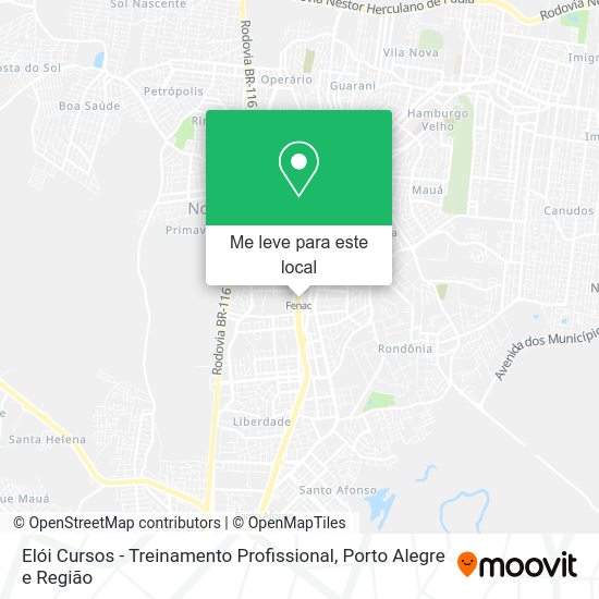 Elói Cursos - Treinamento Profissional mapa