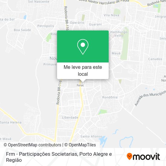 Frm - Participações Societarias mapa