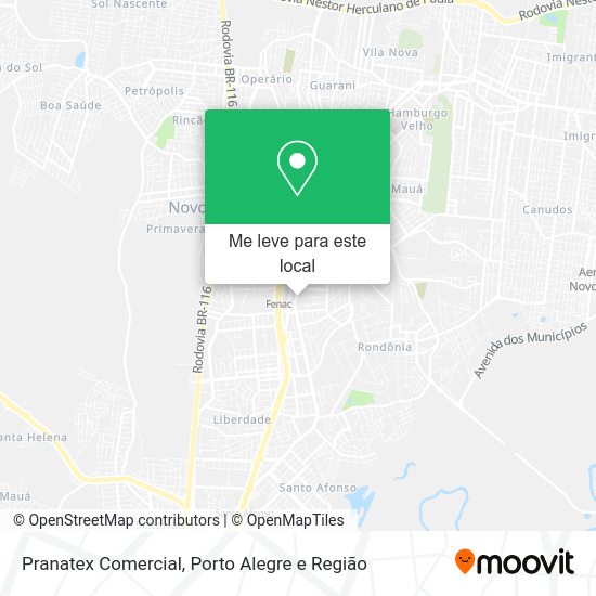Pranatex Comercial mapa