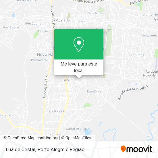 Lua de Cristal mapa