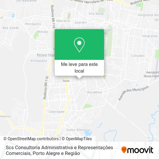 Scs Consultoria Administrativa e Representações Comerciais mapa