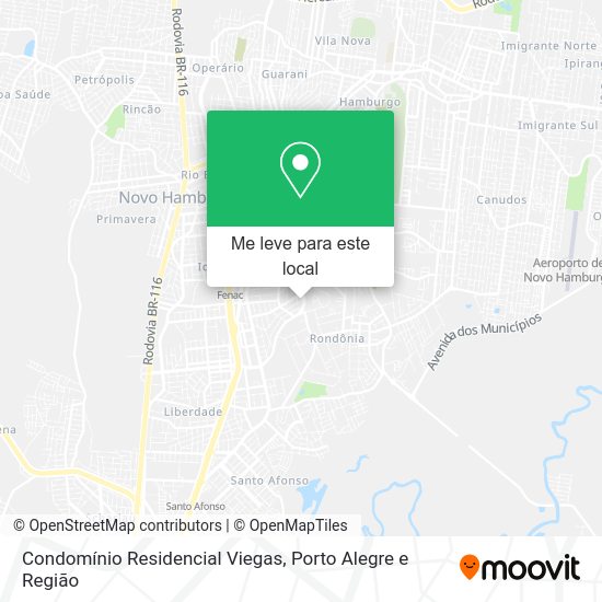 Condomínio Residencial Viegas mapa