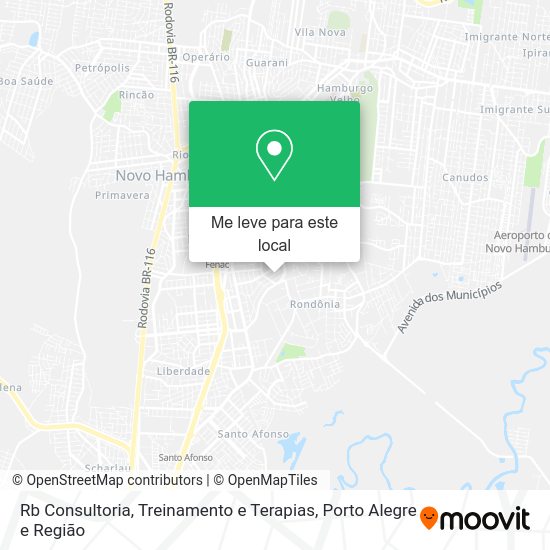 Rb Consultoria, Treinamento e Terapias mapa