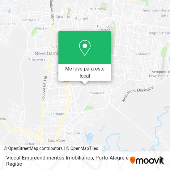 Viccal Empreendimentos Imobiliários mapa