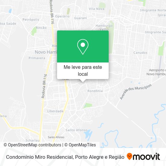 Condomínio Miro Residencial mapa