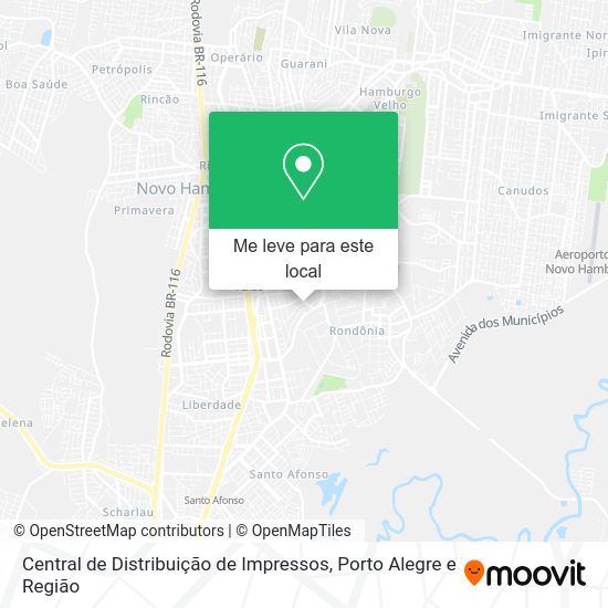 Central de Distribuição de Impressos mapa