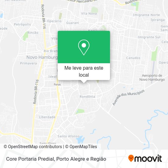 Core Portaria Predial mapa