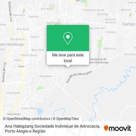 Ana Habigzang Sociedade Individual de Advocacia mapa