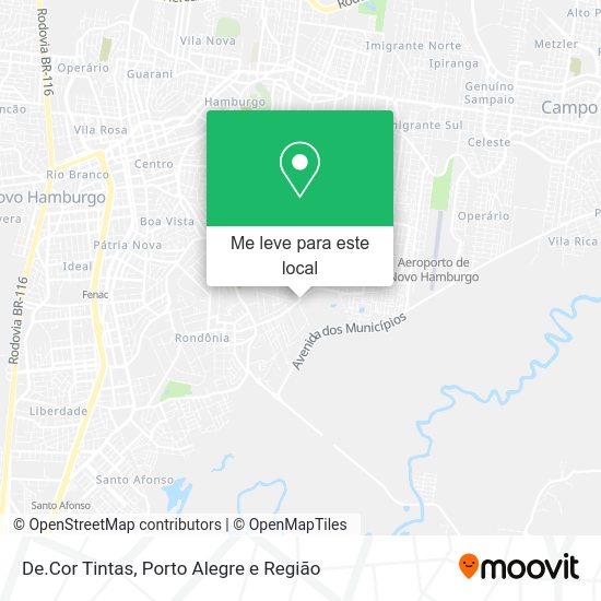 De.Cor Tintas mapa