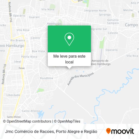 Jmc Comércio de Racoes mapa