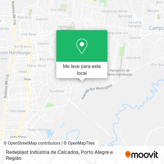 Redeplast Indústria de Calcados mapa