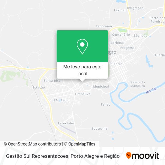Gestão Sul Representacoes mapa