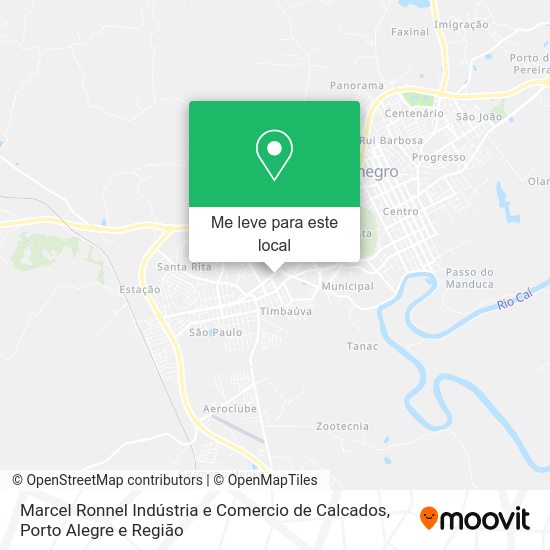 Marcel Ronnel Indústria e Comercio de Calcados mapa