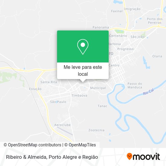 Ribeiro & Almeida mapa