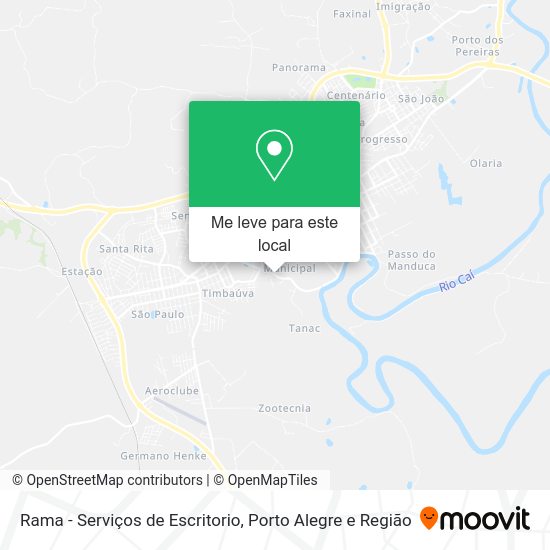 Rama - Serviços de Escritorio mapa