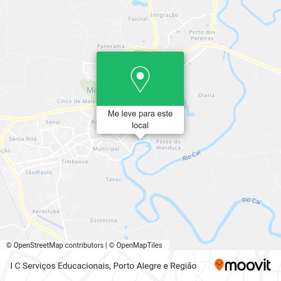 I C Serviços Educacionais mapa