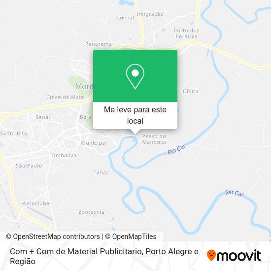 Com + Com de Material Publicitario mapa