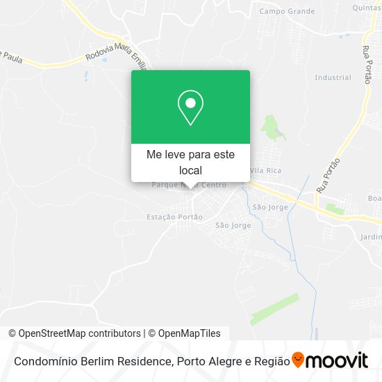 Condomínio Berlim Residence mapa