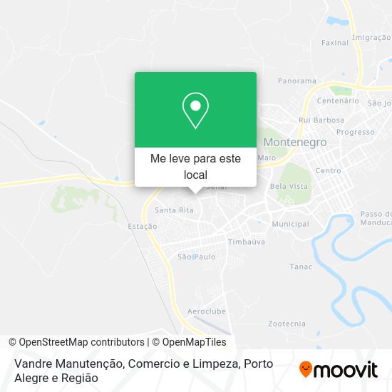 Vandre Manutenção, Comercio e Limpeza mapa