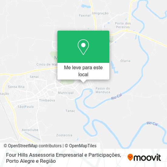 Four Hills Assessoria Empresarial e Participações mapa