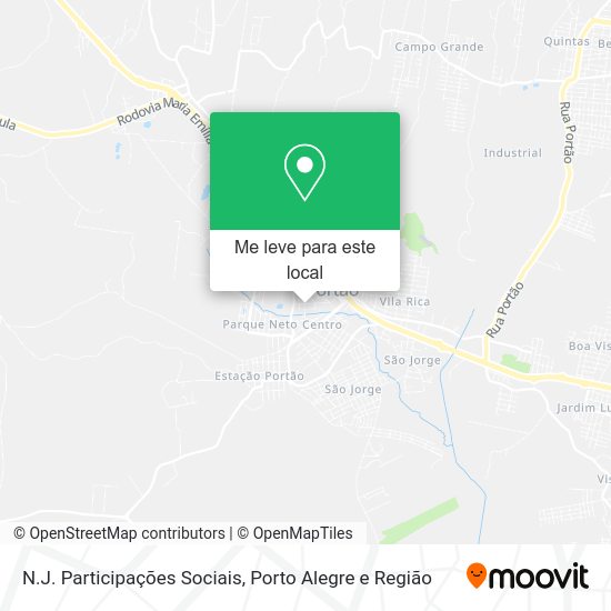 N.J. Participações Sociais mapa