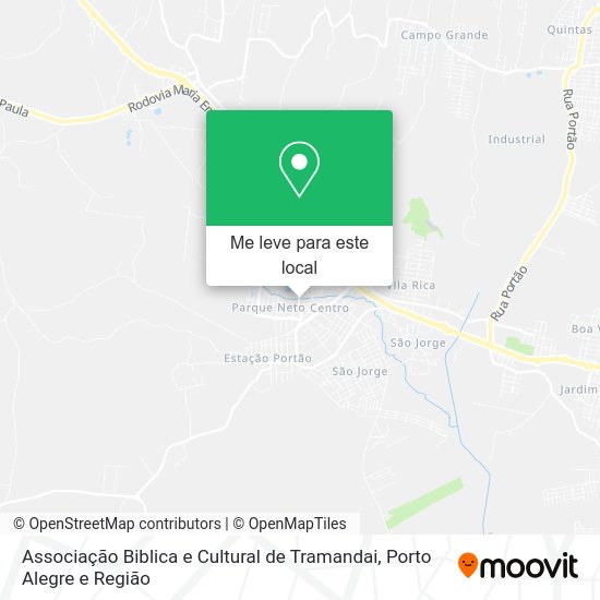 Associação Biblica e Cultural de Tramandai mapa