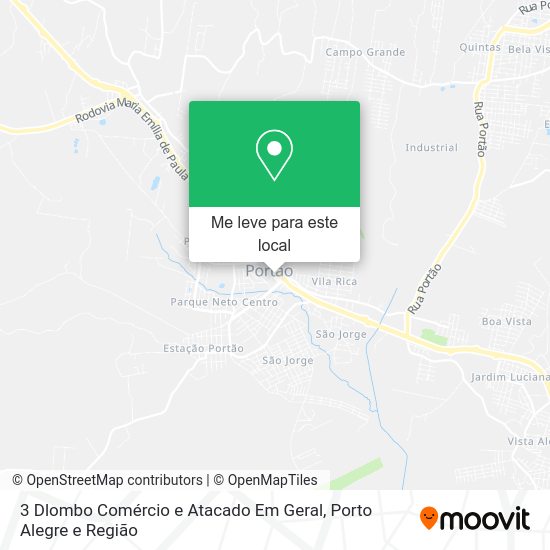 3 Dlombo Comércio e Atacado Em Geral mapa
