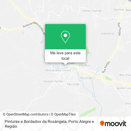 Pinturas e Bordados da Rosângela mapa
