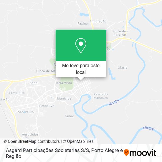 Asgard Participações Societarias S / S mapa