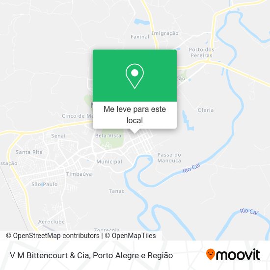 V M Bittencourt & Cia mapa