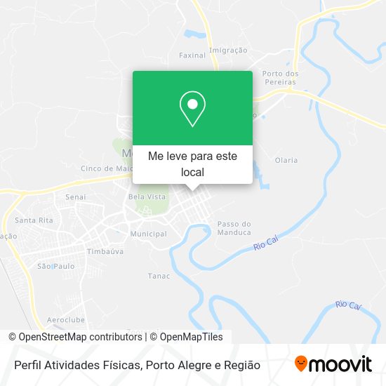 Perfil Atividades Físicas mapa