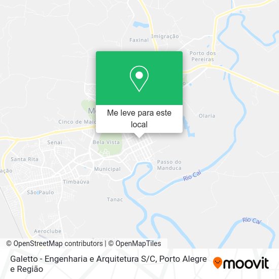 Galetto - Engenharia e Arquitetura S / C mapa