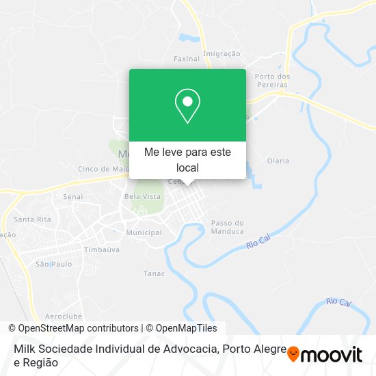 Milk Sociedade Individual de Advocacia mapa
