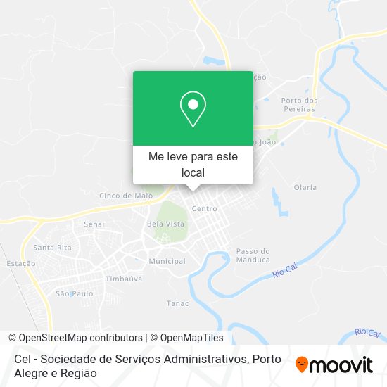 Cel - Sociedade de Serviços Administrativos mapa