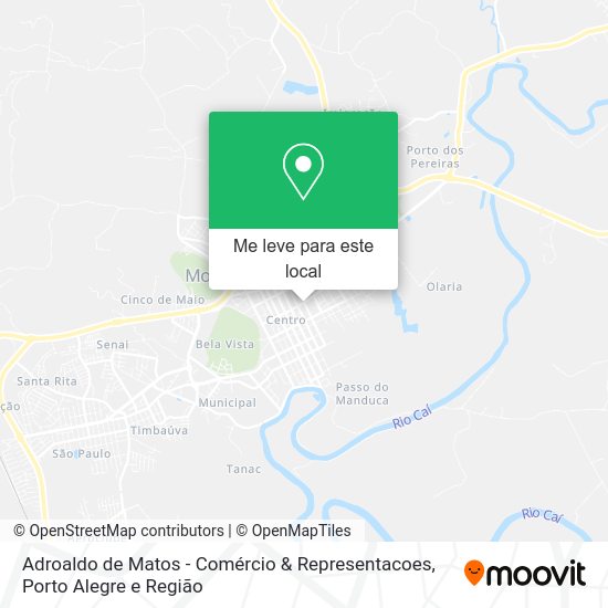 Adroaldo de Matos - Comércio & Representacoes mapa