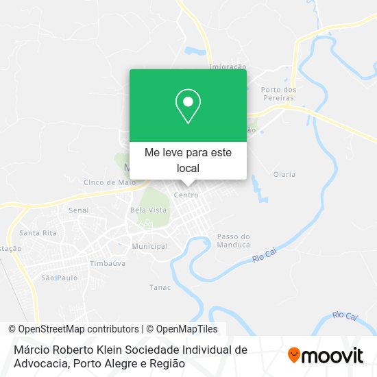 Márcio Roberto Klein Sociedade Individual de Advocacia mapa