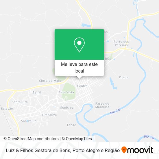 Luiz & Filhos Gestora de Bens mapa