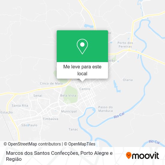 Marcos dos Santos Confecções mapa