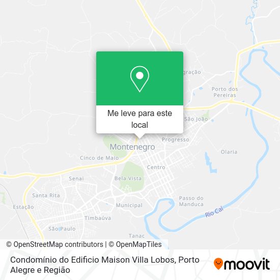 Condomínio do Edificio Maison Villa Lobos mapa