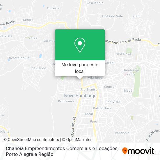 Chaneia Empreendimentos Comerciais e Locações mapa