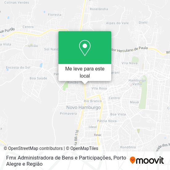 Fmx Administradora de Bens e Participações mapa