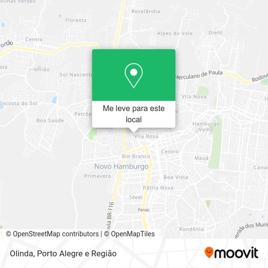 Olinda mapa