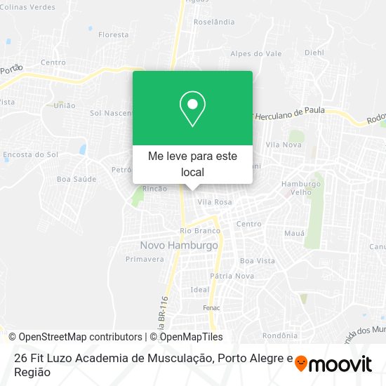 26 Fit Luzo Academia de Musculação mapa
