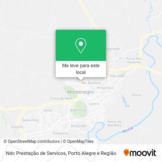 Ndc Prestação de Servicos mapa