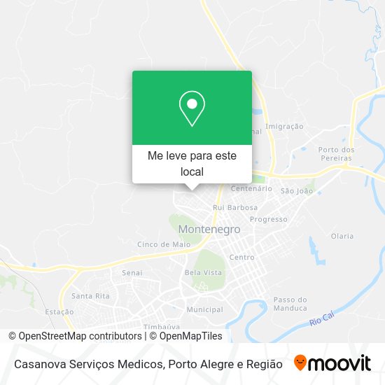 Casanova Serviços Medicos mapa